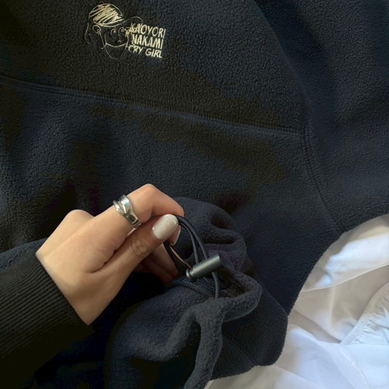 crygirl fleece jacket | kaoyorinakami