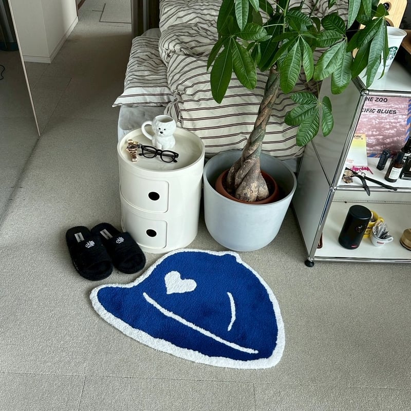 kaoyorinakami ラグ cap rug | kaoyorinakami