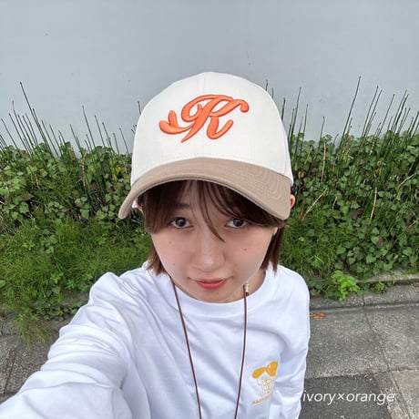 K❤︎ two-tone cap