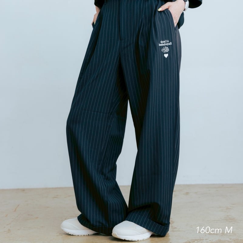 Connie stripe pants | kaoyorinakami