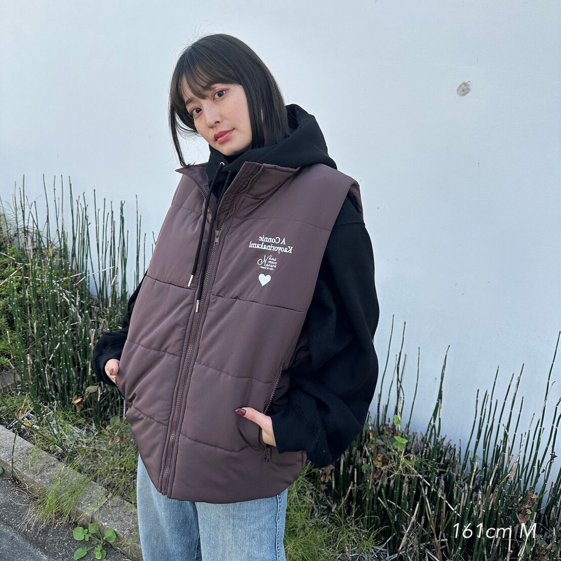 Kao Yori Nakami ダウンジャケット Lサイズ ネイビー/ホワイト