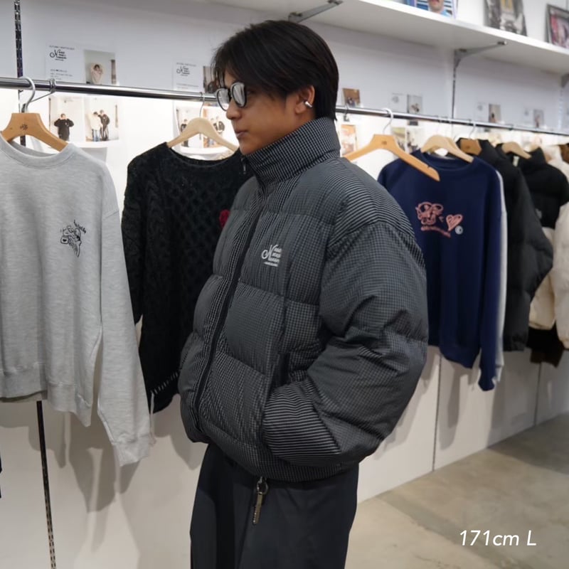 check panel blouson | kaoyorinakami