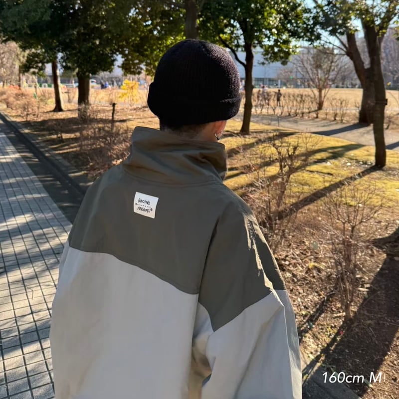 ジャケット・アウター bicolor nylon jacket kaoyorinakami bicolor nylon jacket | kaoyorinakami