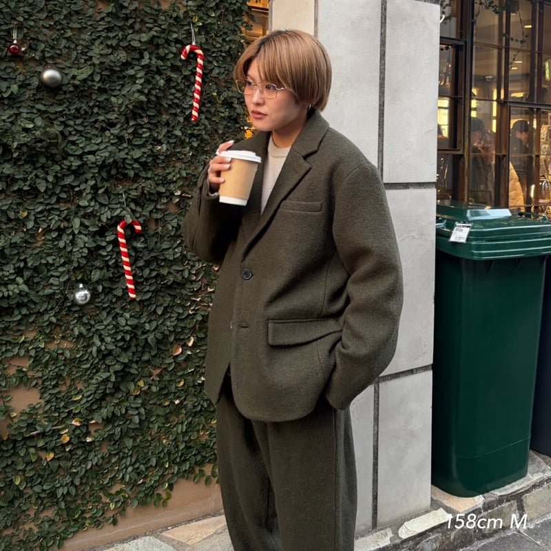 wool tailored jacket | kaoyorinakami