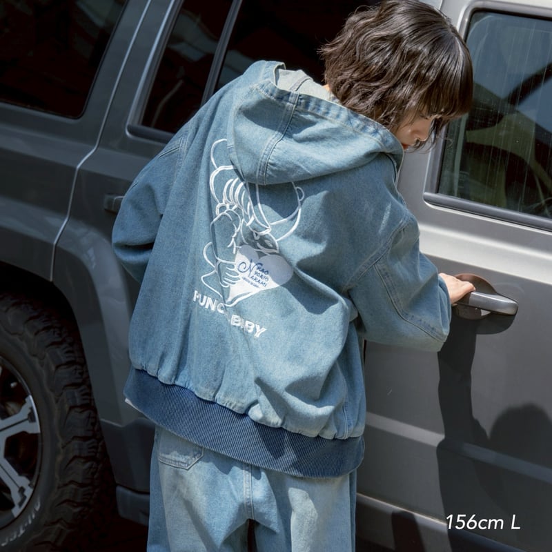 punchbaby denim jacket | kaoyorinakami