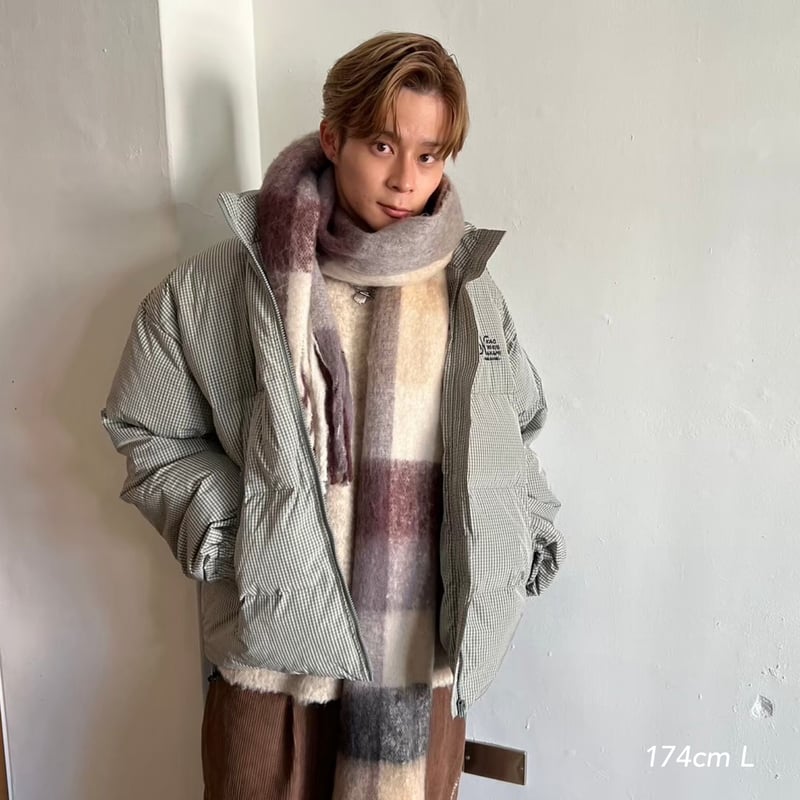 check panel blouson | kaoyorinakami