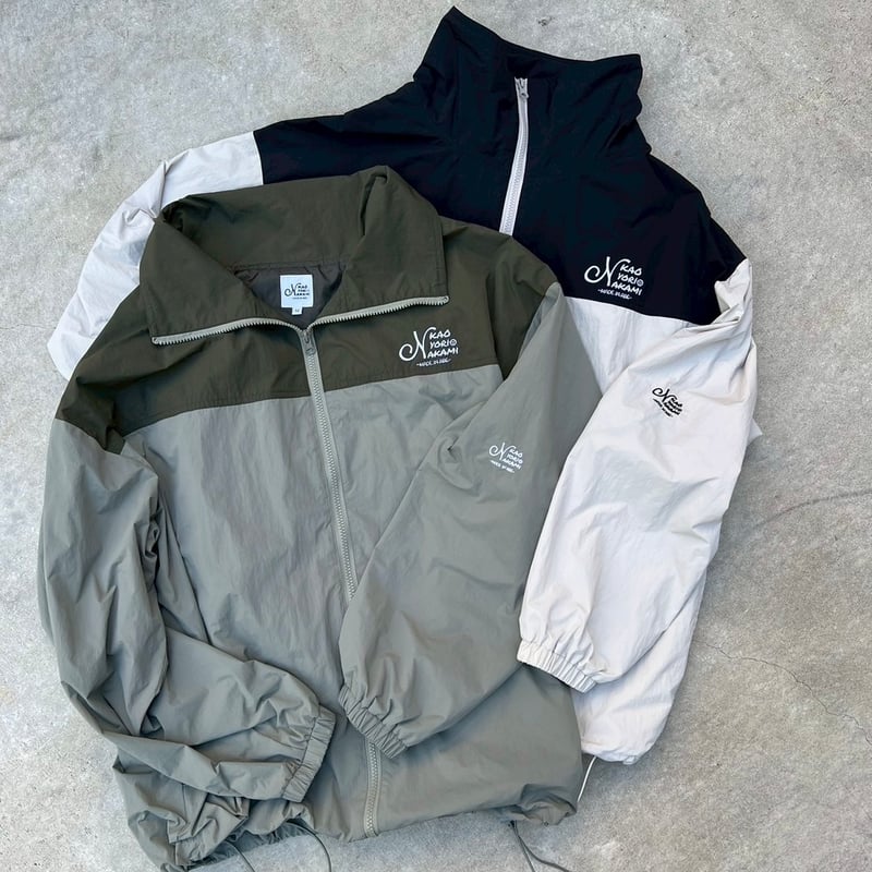 kaoyorinakami カオヨリナカミ　nylon jacket bicolor nylon jacket | kaoyorinakami