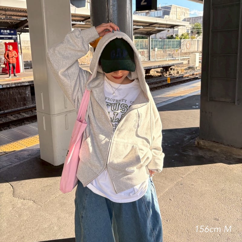 【さばりん】　超美品　横浜流星着用　Hoodie coat Beige ballboy zip hoodie | kaoyorinakami