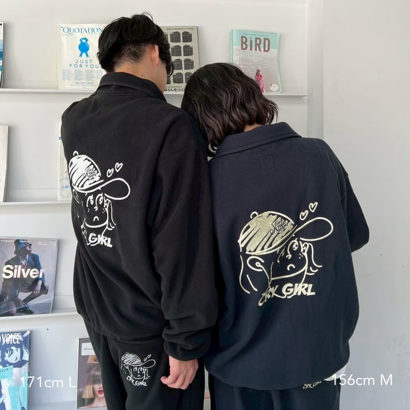 crygirl fleece jacket | kaoyorinakami