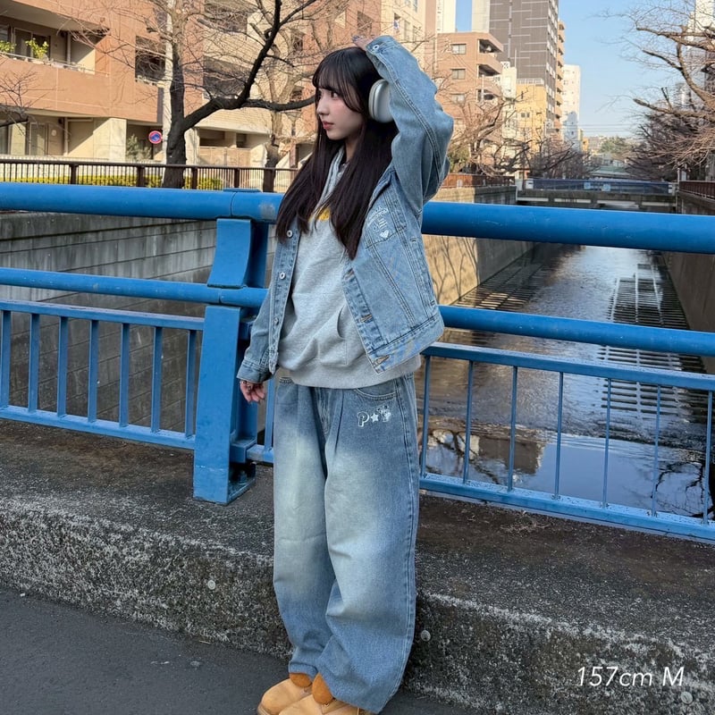 punchbaby denim pants | kaoyorinakami