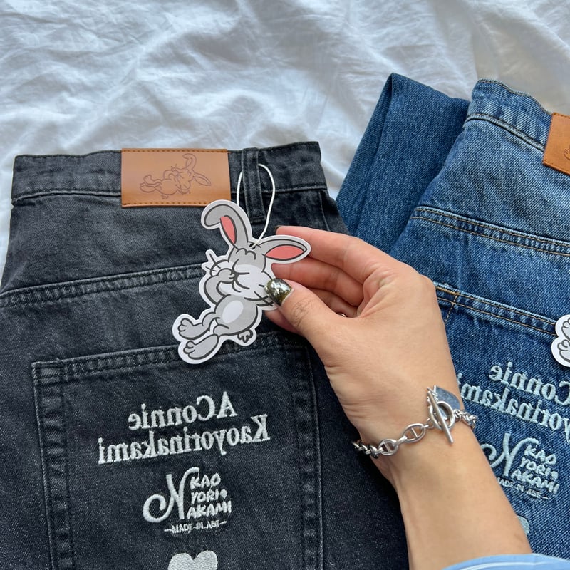 DECO DENIM PANTS | kaoyorinakami