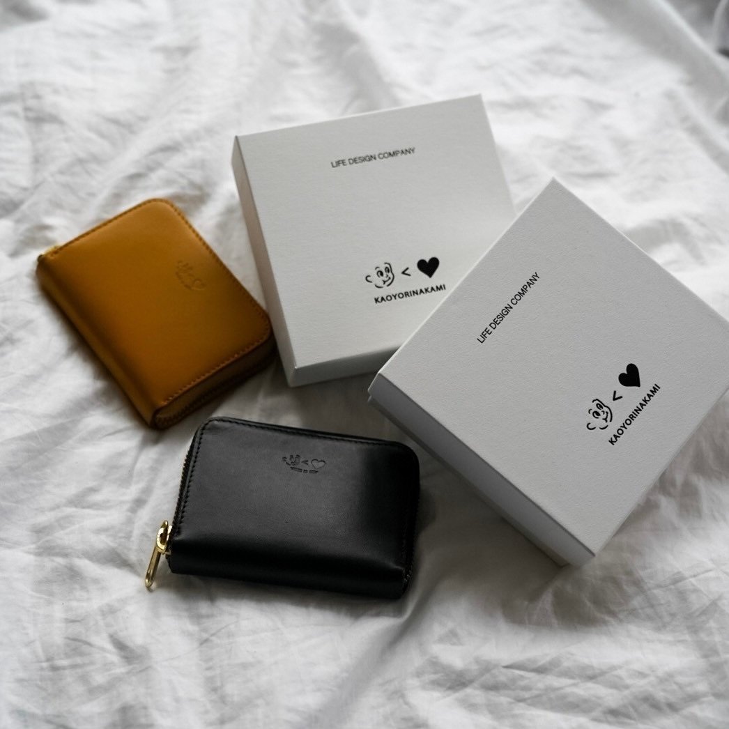 kaoyorinakami カオヨリナカミ 財布 BLACK 即完品 kaoyorinakami カオヨリナカミ 財布 BLACK 即完品