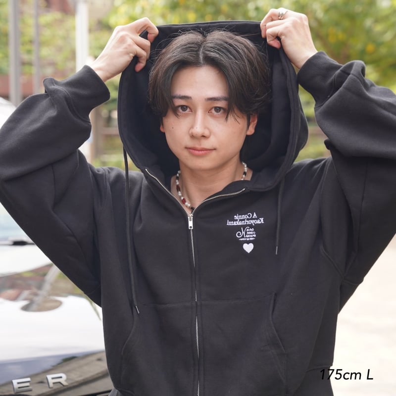 Connie short zip hoodie | kaoyorinakami