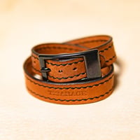 2連ミドルブレスレッド　Orange ×Navy