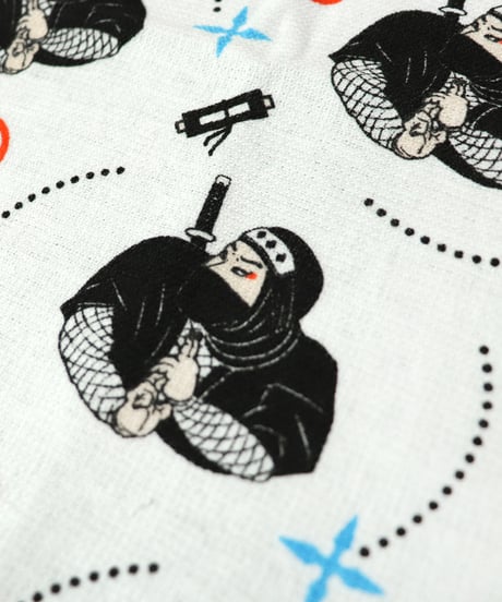 ふんわりガーゼハンドタオル 忍者/Gauze hand towel NINJA