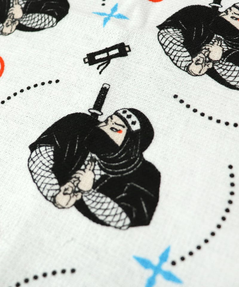 ふんわりガーゼハンドタオル 忍者/Gauze hand towel NINJA | 伊賀の京丸