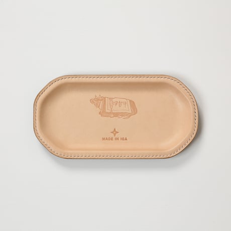 伊賀牛レザートレー IGAUSHI LEATHER TRAY(TAN×BLACK)