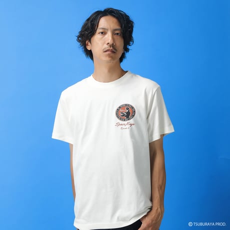 バルタン星人シルエットロゴ Tシャツ/Alien Baltan Logo T-shirts(WHITE）