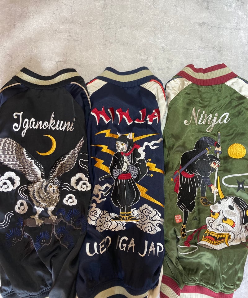 伊賀くみひも 猫忍者スカジャン/IGAKUMIHIMO NEKONINJA SUKAJAN(N