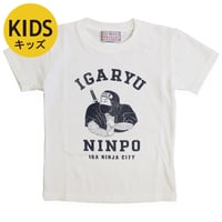 【再入荷なし】忍者忍法 キッズＴシャツ /NINJA NINPO KIDS T-shirts(WHITE)