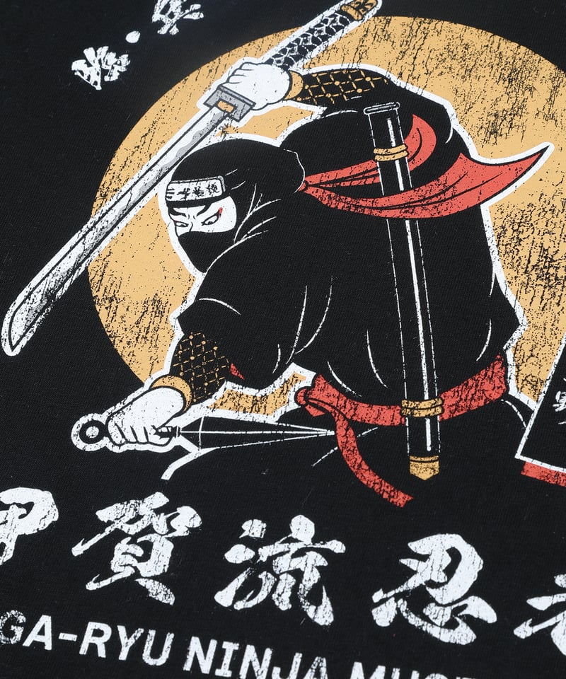 伊賀流忍者博物館 月光忍者キッズTシャツ/Iga-ryu Ninja Museum NINJA