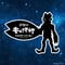 バルタン星人ステッカー(シルエット)/ALIEN BALTAN silhouette Sticker