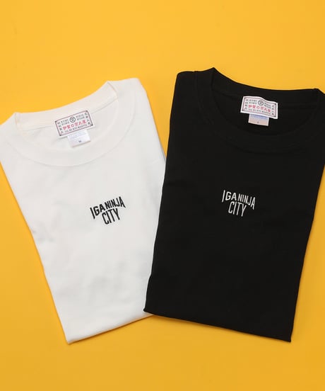 IGA NINJA CITY 刺繍 T-shirts (WHITE)