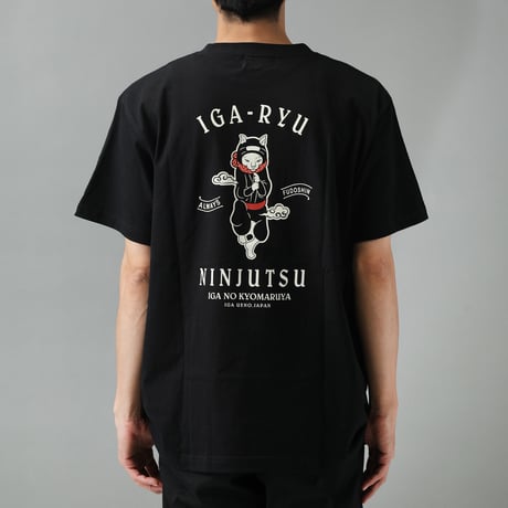 【再入荷】猫忍者 忍法Tシャツ/NEKONINJA T-shirts(BLACK)