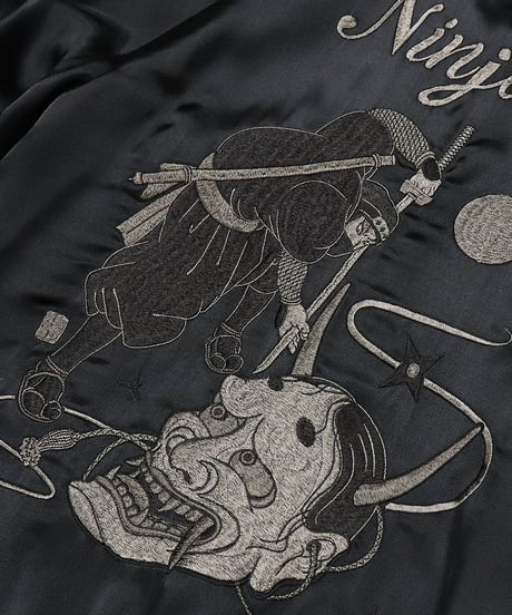 【再入荷無し】伊賀くみひも 忍者スカジャン/IGAKUMIHIMO NINJA SUKAJAN(BLACK)