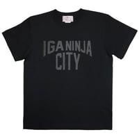 【再入荷なし】IGA NINJA CITYＴシャツ/IGA NINJA CITY T-shirts(BLACK×BLACK)