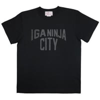 IGA NINJA CITYＴシャツ/IGA NINJA CITY T-shirts(BLACK×BLACK)