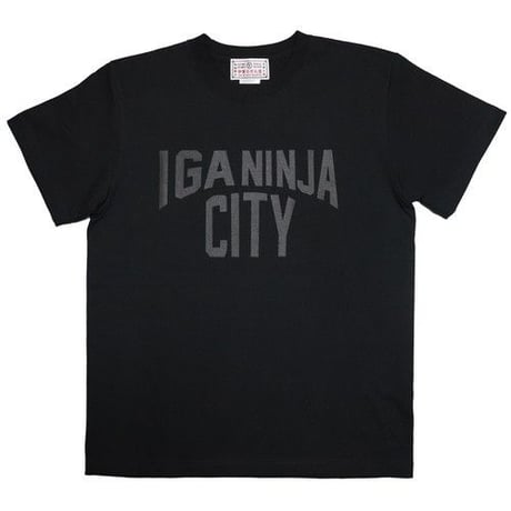 IGA NINJA CITYＴシャツ/IGA NINJA CITY T-shirts(BLACK×BLACK)