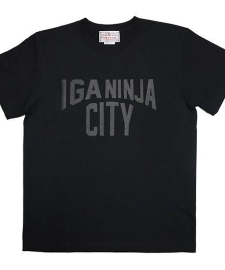 IGA NINJA CITYＴシャツ/IGA NINJA CITY T-shirts(BLACK×BLACK)