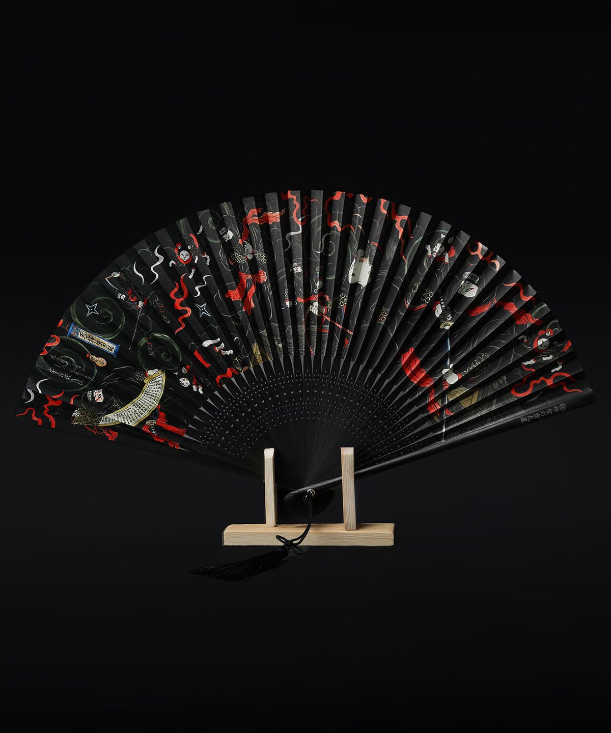 再入荷無し】伊賀くみひも京扇子 忍者/IGA KUMIHIMO KYOSENSU NINJA