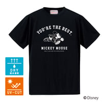 【再入荷なし】MICKEY ドライTシャツ/MICKEY DLY T-shirts(BLACK)