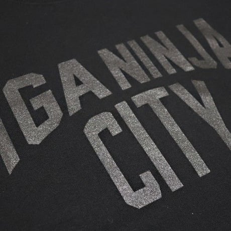 IGA NINJA CITYＴシャツ/IGA NINJA CITY T-shirts(BLACK×BLACK)