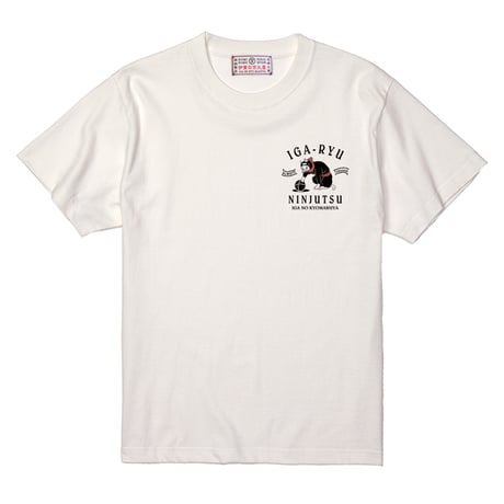 【再入荷】猫忍者 忍法Tシャツ/NEKONINJA T-shirts(WHITE)