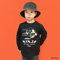 MICKEY RUN キッズスウェット/MICKEY RUN KIDS Sweatshirt(BLACK)