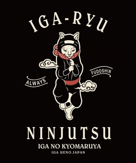 【NEW】猫忍者 キッズ忍法Tシャツ/NEKONINJA KIDS T-shirts(BLACK)