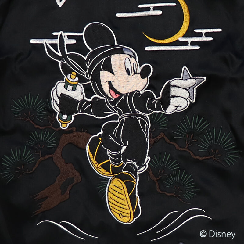 激レア エィス A ミッキーマウス スカジャン Disney ディズニー 再入荷無し】伊賀くみひも MICKEYスカジャン/IGAKUMIHIMO MICKEY SU