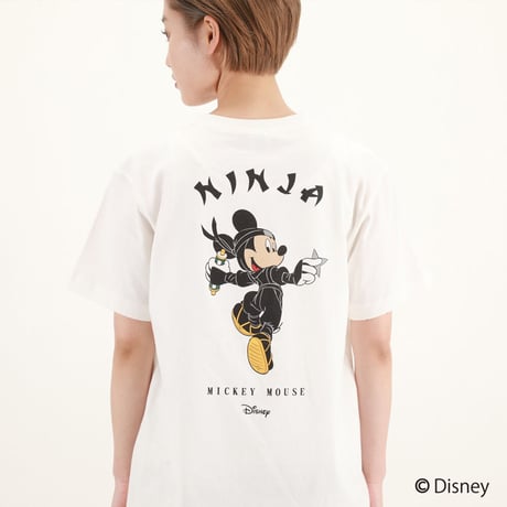 MICKEY JUMP Tシャツ/MICKEY JUMP T-shirts(WHITE)