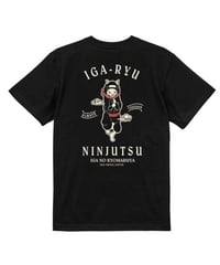 猫忍者 忍法Tシャツ/NEKONINJA T-shirts(BLACK)