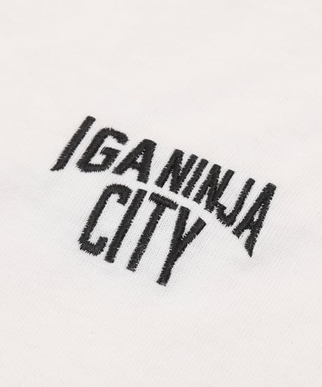 IGA NINJA CITY 刺繍 T-shirts (WHITE)