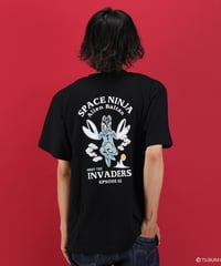 【再入荷なし】宇宙船×バルタン星人Tシャツ/ALIEN BALTAN T-shirts(BLACK）