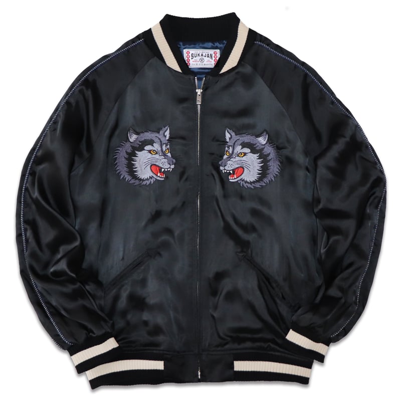 予約】伊賀くみひも ウルフスカジャン/IGAKUMIHIMO WOLF SUKAJAN(BK