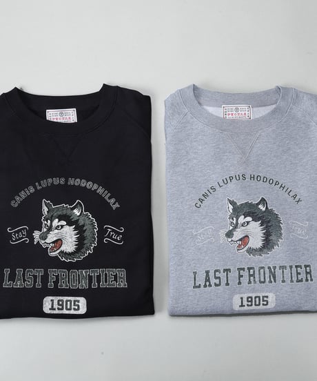 狼スウェット/ WOLF Sweatshirt(GREY）