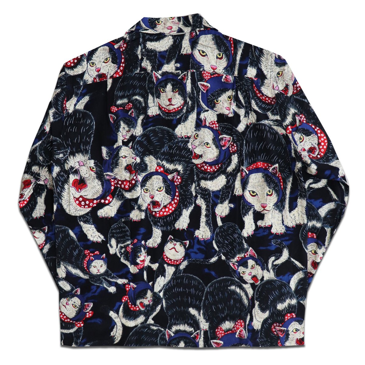 ねーねーねこ アロハシャツ ねーねーねこ アロハシャツ