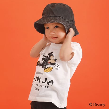 MICKEY RUN キッズTシャツ/MICKEY RUN KIDS T-shirts(BLACK)