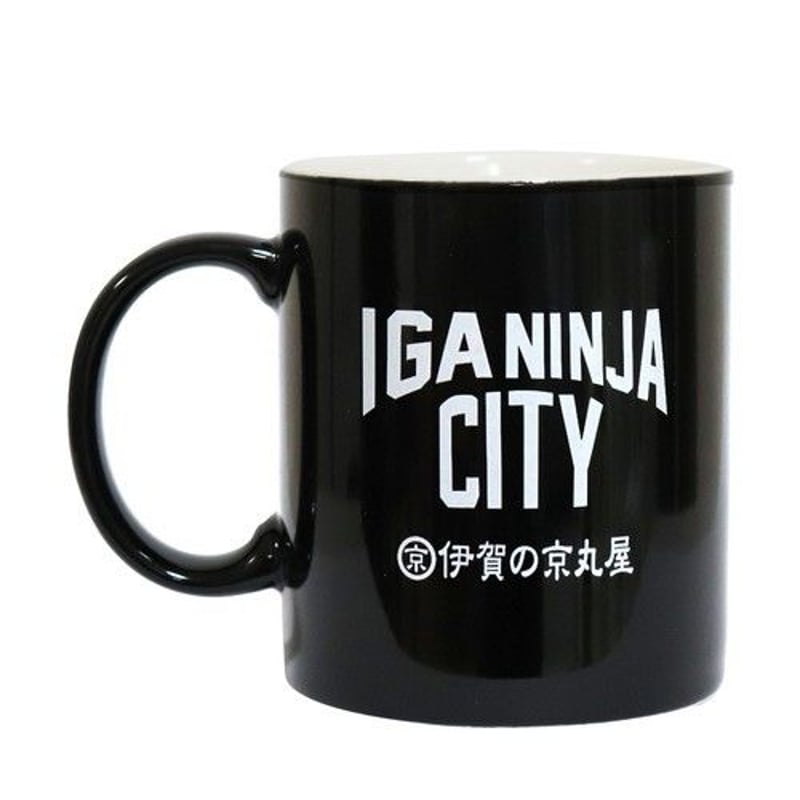 家紋忍者マグカップ/KAMON NINJA Mug(BLACK) | 伊賀の京丸屋