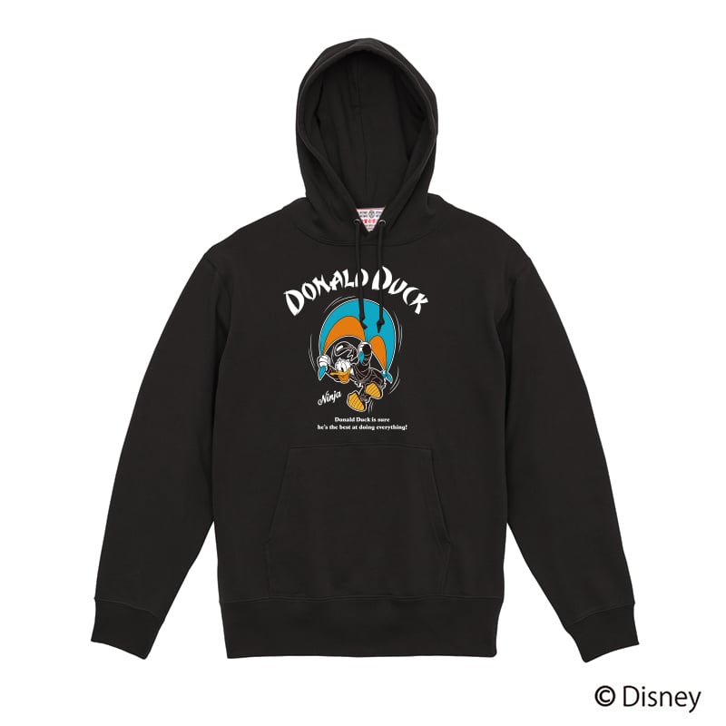 DONALD＞プルオーバーパーカー/＜DONALD＞Hoodie(BLACK) | 伊賀の京